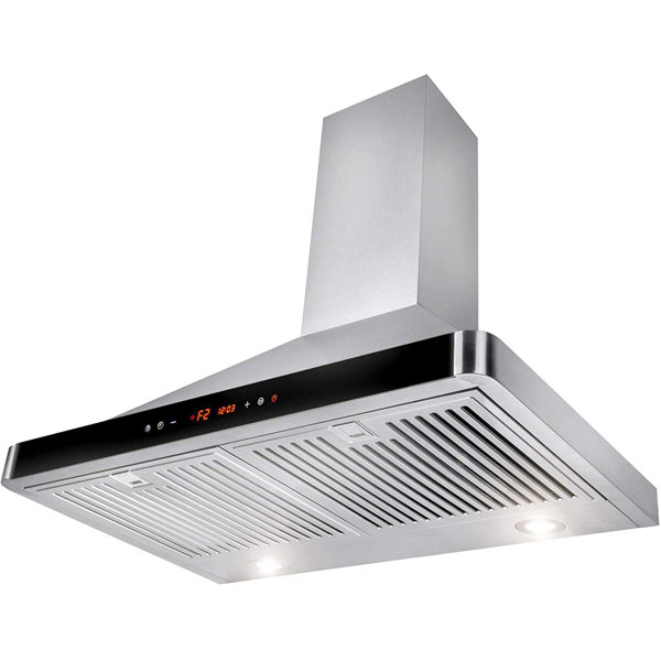 Winflo 30" 439 CFM Convertible Wall Mount Range Hood in Stainless Steel